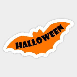 Halloween bat silhouette T-Shirt Sticker